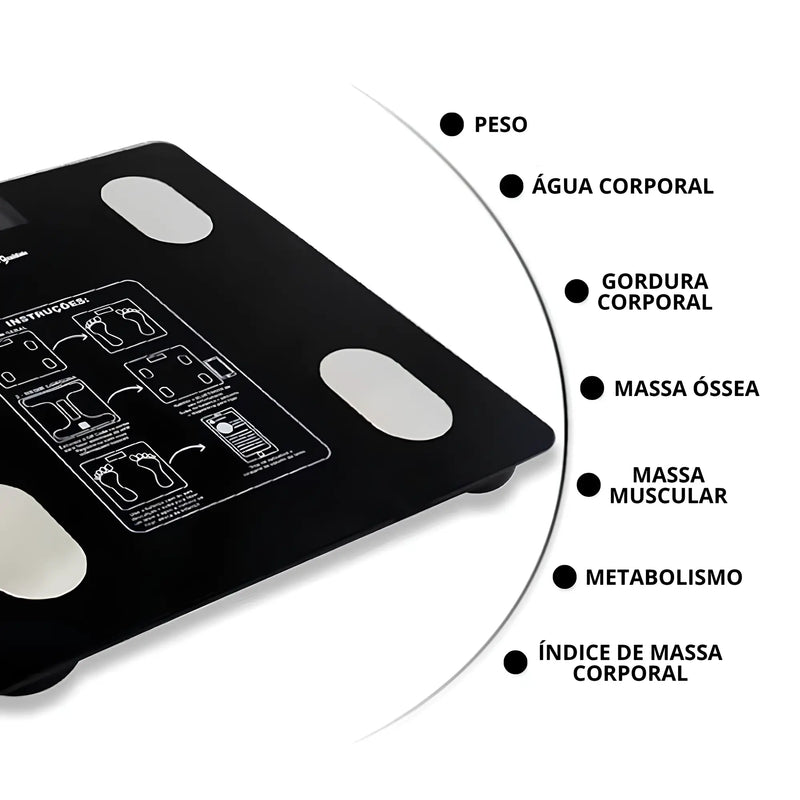 Balança Digital de Bioimpedância CO