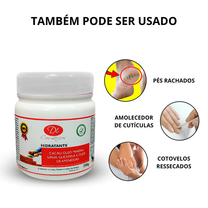 Creme Hidratante para Pés Rachados e Ressecados CO